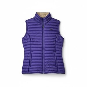 KJUS Women Purple cypress Down Vest Lightweight Puffer Full Zip Size 36 small